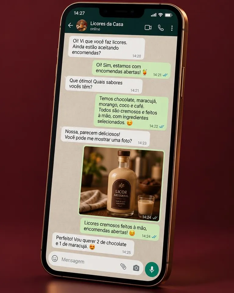 Bônus 3: Mensagens Prontas para WhatsApp